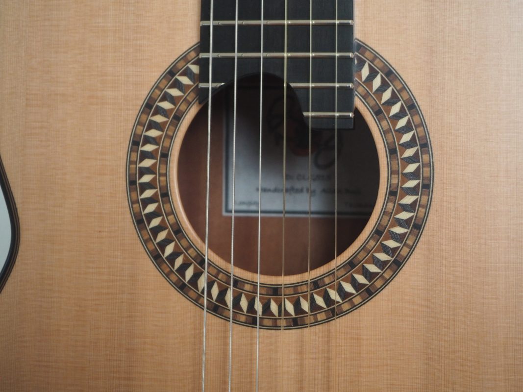 Allan Bull guitare classique luthier lattice