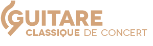 Logo guitare classique concert